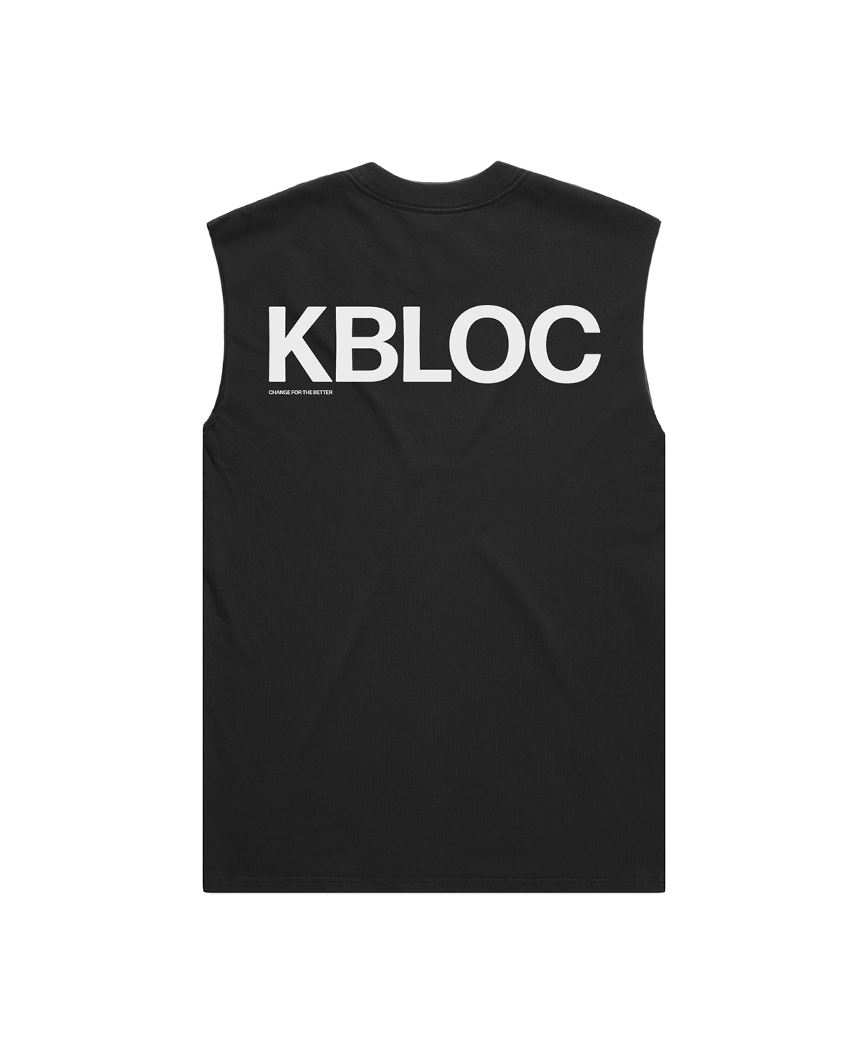 KBLOC Heavy Team Tank (White Print) - Washed Black